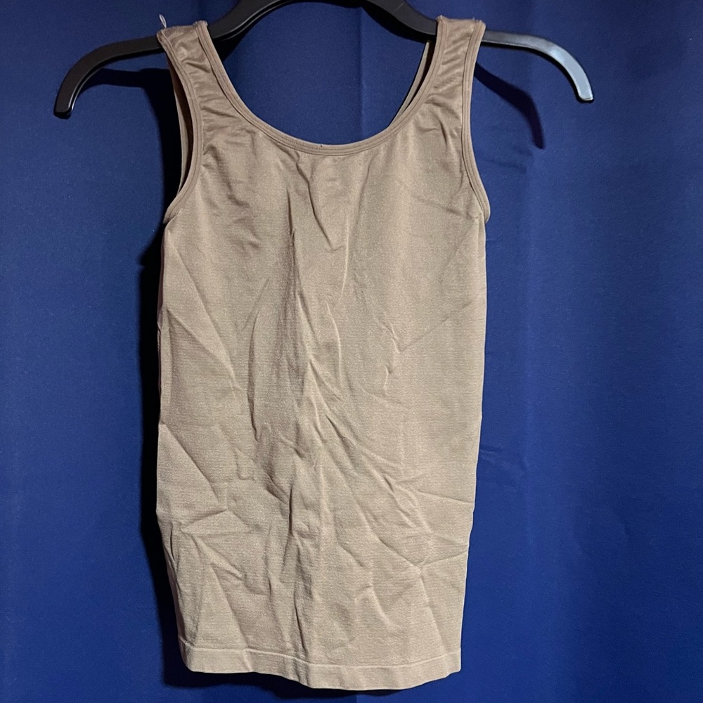 Essentials Tan Shapewear Tank Top